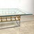 Wood 1970s Hollywood Regency Bamboo and Chrome Square Glass Coffee Table For Sale - Image 7 of 18