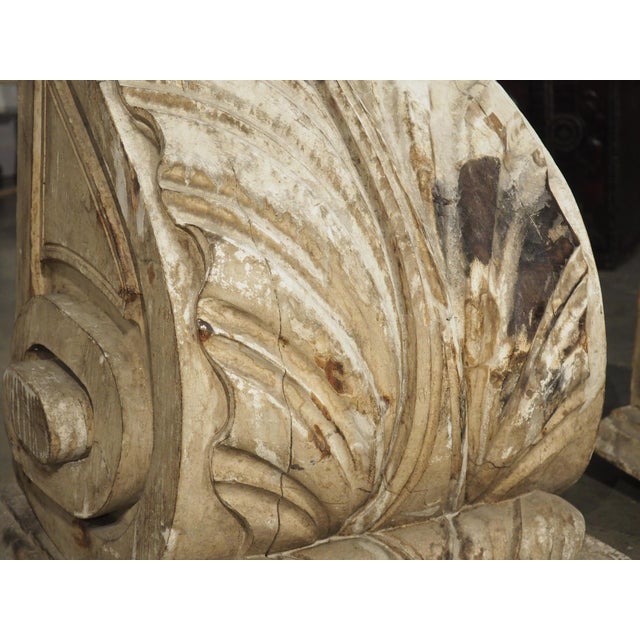 Pair of Large North Italian Wall Bracket Consoles, Circa 1800 For Sale In Dallas - Image 6 of 18