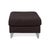 Gray Fabric Ottoman in Brown Grey from Ewald Schillig For Sale - Image 8 of 9