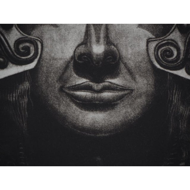 Modern Georges Rouly, The Guardian of the Sun, Original Etching For Sale - Image 3 of 10