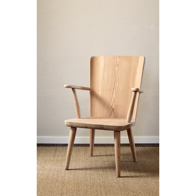 Pine Armchairs by Göran Malmvall and Svensk Fur, Sweden, 1950s, Set of 2 For Sale - Image 8 of 11