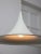 Danish White Trumpet Pendant Lamp attributed to Claus Bonderup & Torsten Thorup For Sale - Image 6 of 11