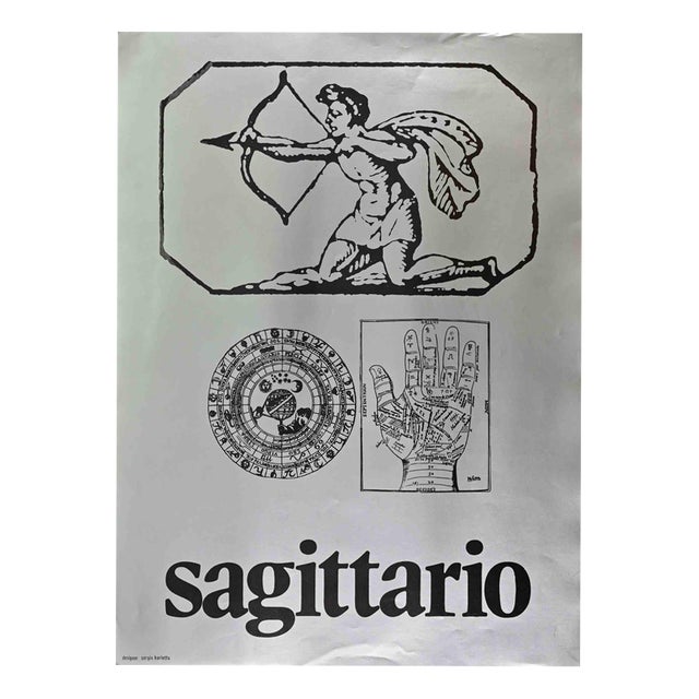 Sergio Barletta, Sagittarius, 1973, Offset For Sale