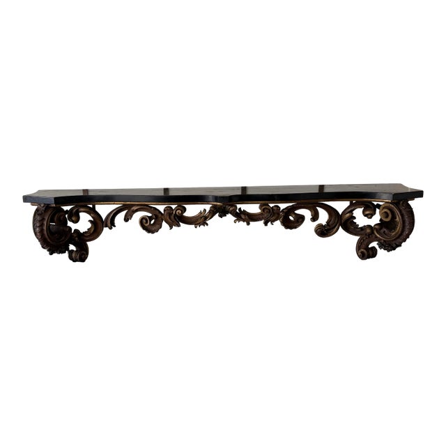 Monumental 19th-Century Carved and Giltwood Bed Tester / Architectural Cornice.” For Sale