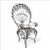 Stone Gray Vintage Wrought Iron Peacock Armchair For Sale - Image 8 of 15