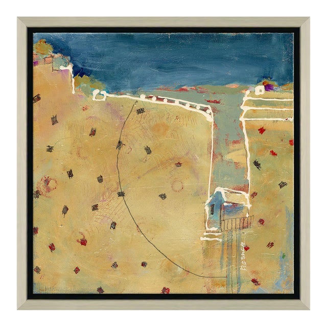 "Landscape Study Iii" Original Framed Mixed Media Art by Jill Krasner For Sale
