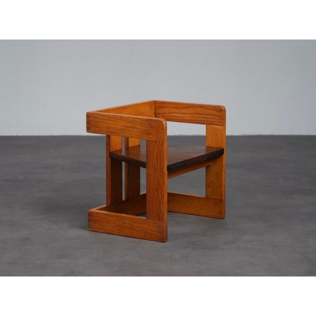 Art Deco Childrens Chair by Pander, Netherlands, 1930s For Sale - Image 3 of 12