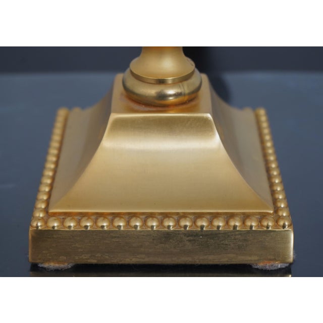 Metal Pair of Laudarte Italian Four-Light Candelabra Lamps For Sale - Image 7 of 15