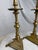 Baroque Pair of 19th Century Spanish Baroque Style Brass Candlesticks - 14.5" H For Sale - Image 3 of 12