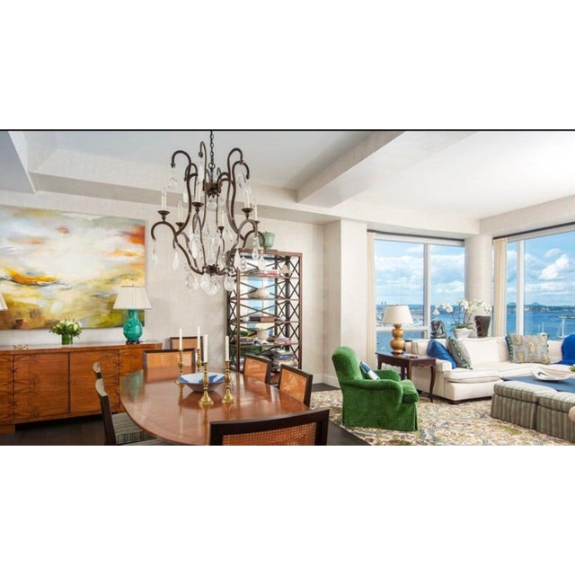 Traditional Rock Crystal Chandelier For Sale - Image 3 of 9