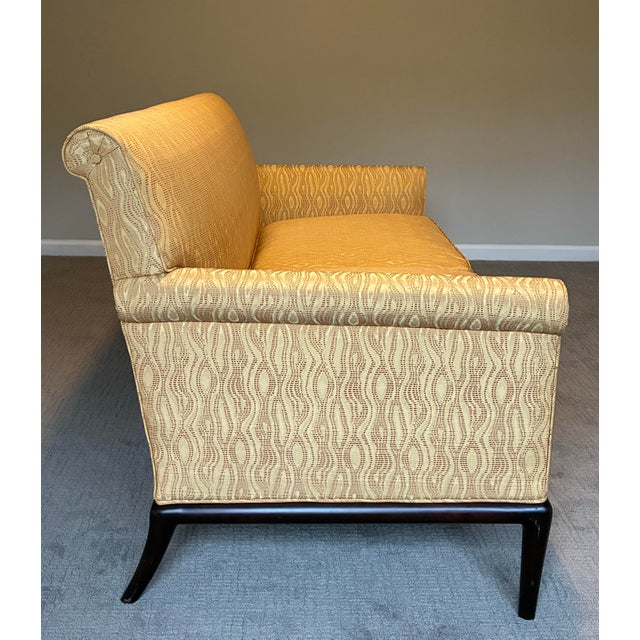 Late 20th Century Late 20th Century A. Rudin Custom Upholstered Designer Loveseat With Goose Down Cushions For Sale - Image 5 of 8