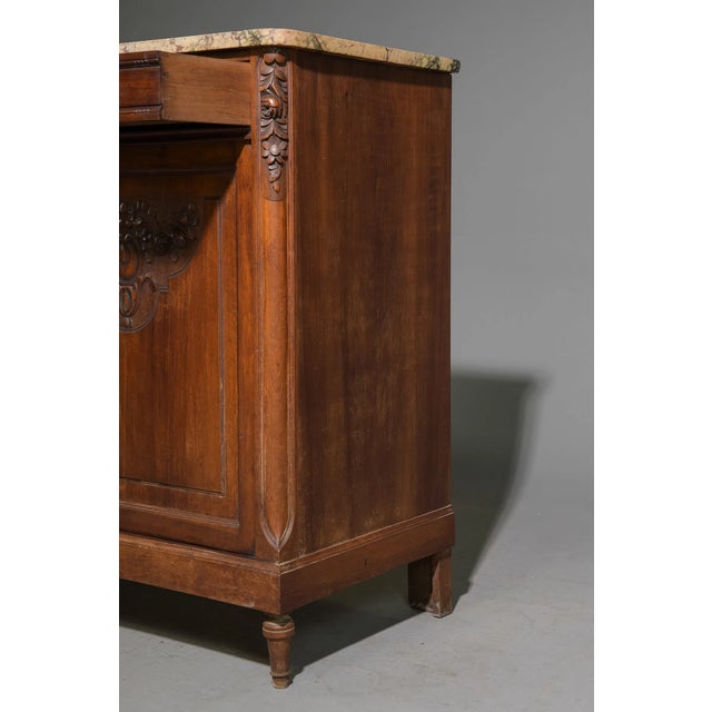 Early 18th Century Louis XVI Style Marble Top Buffet / Sideboard C1800's For Sale - Image 5 of 7