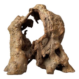 Wabi-Sabi Japanese Sculptural Root Wood Object, 1950s For Sale