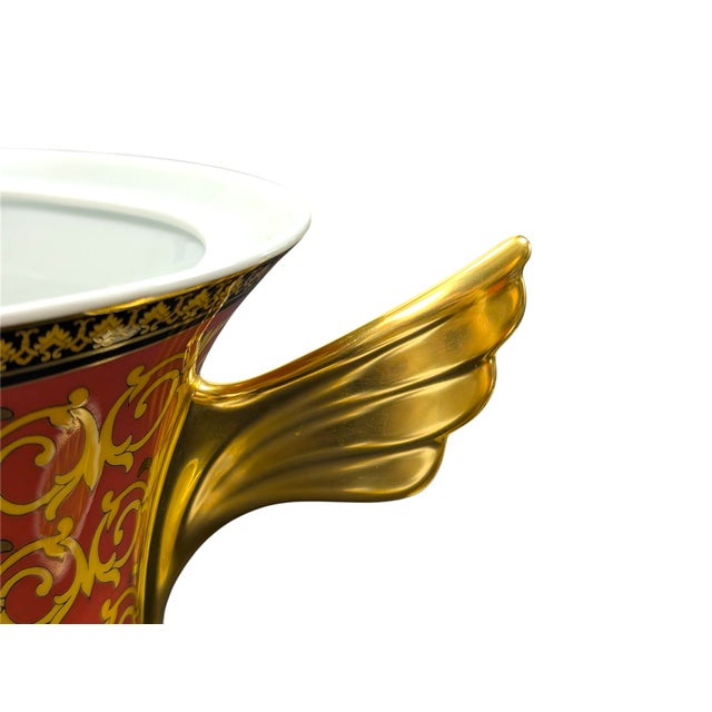 Porcelain Soup Tureen by Versace for Rosenthal, 1990s For Sale - Image 6 of 9