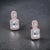Metal Natural Aquamarine Diamond Earrings 14k Gold 2.74 TCW Certified For Sale - Image 7 of 12