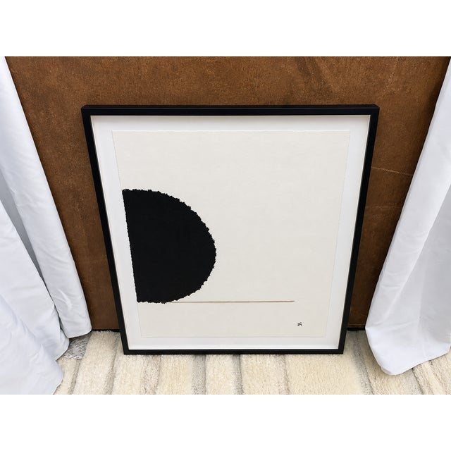 Wood Rh John Mayberry "Stage Fright" – Framed Fine Art | Print Black Frame | Archival Fine Art Print | Contemporary Abstract Expressionism For Sale - Image 7 of 16