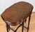 1940s Vintage Traditional Victorian Mahogany Inlaid Scalloped Side Table For Sale - Image 5 of 15