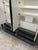 Gorgeous pair of Ello Wardrobe Cabinets. the glass door and drawer fronts are navy blue and absolutely gorgeous. The brass...