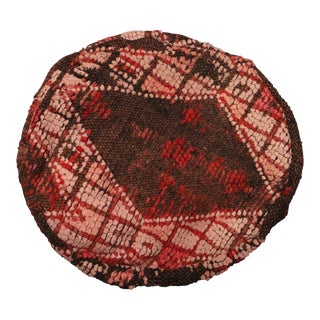 Moroccan Vintage Floor Cushion Cover For Sale