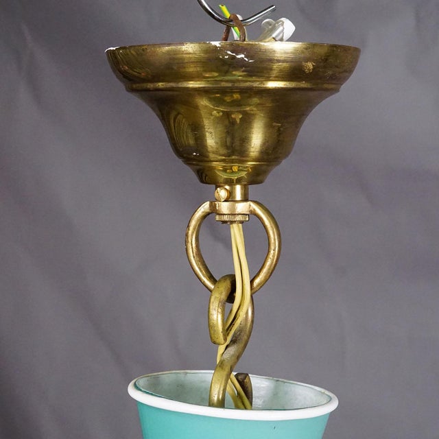 Murano Art Glass Chandelier by Gio Ponti for Venini 1940s For Sale - Image 9 of 11