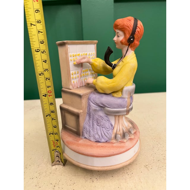 1970s Telephone Operator Music Box For Sale - Image 5 of 5