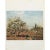 An excellent large full-color print after Impressionist painting "Orchard in Bloom, Louvenciennes" by Camille Pissarro....