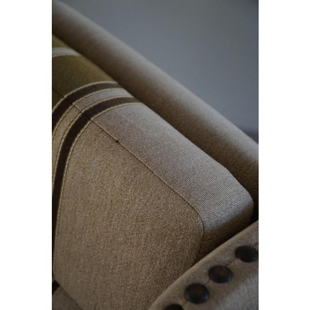 Set of Modern Danish Highback Lounge Chairs in style of Henning Kjærnulf, 1960s For Sale - Image 9 of 18