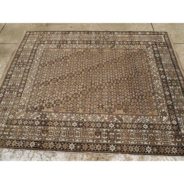 Early 20th Century Galerie Shabab Collection Early 20th Century Caucasian Shirvan Rug For Sale - Image 5 of 8