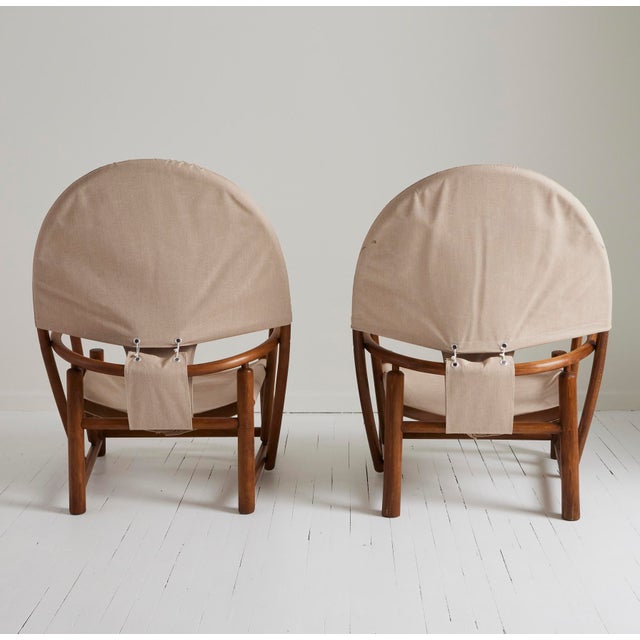 1970s Piero Palange & Werther Toffoloni Hoop Chairs for Germa, 1970's, a Pair For Sale - Image 5 of 10