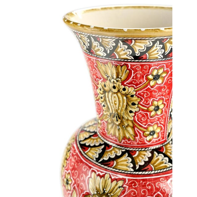 Oriental Flowers Heritage Vase by Deblona For Sale - Image 14 of 17