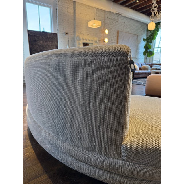 One Vintage Kidney Shaped Sofa For Sale - Image 11 of 12