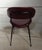Set of Bean-Shaped Chairs in Burgundy Imitation Leather, 1960s For Sale - Image 13 of 18