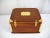 Antique Lillian Brass & Wood Box For Sale - Image 4 of 8