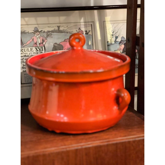 Vintage Ceramic Soup Tureen by Roger Capron for Vallauris, 1960s, in Flawless conditions. Designed 1960 to 1969 This piece...