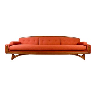 Restored Adrian Pearsall Style Gondola Sofa by Kroehler American Leisure For Sale