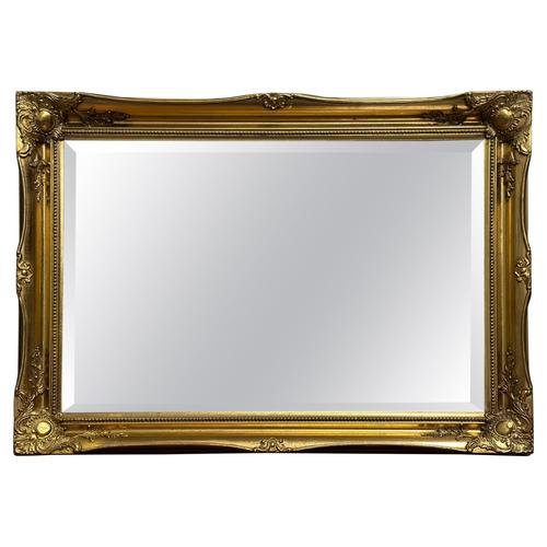 Vintage Gilt Wall Hanging Overmantel Mirror For Sale - Image 10 of 10