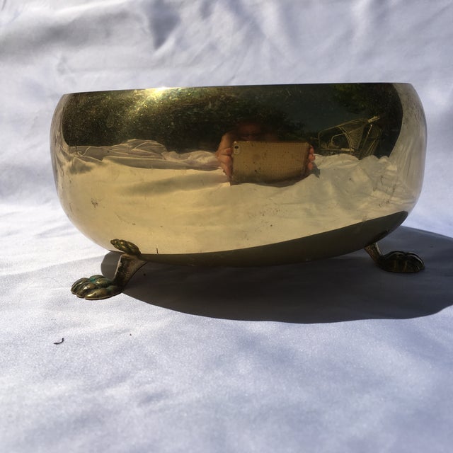 Vintage Brass Footed Bowl Chairish