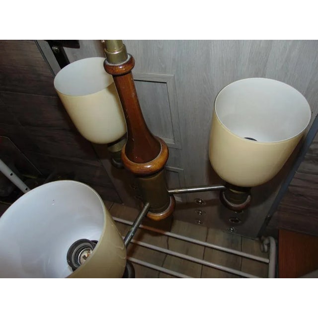 1970s Vintage Brass Chandelier from AKA For Sale - Image 5 of 8