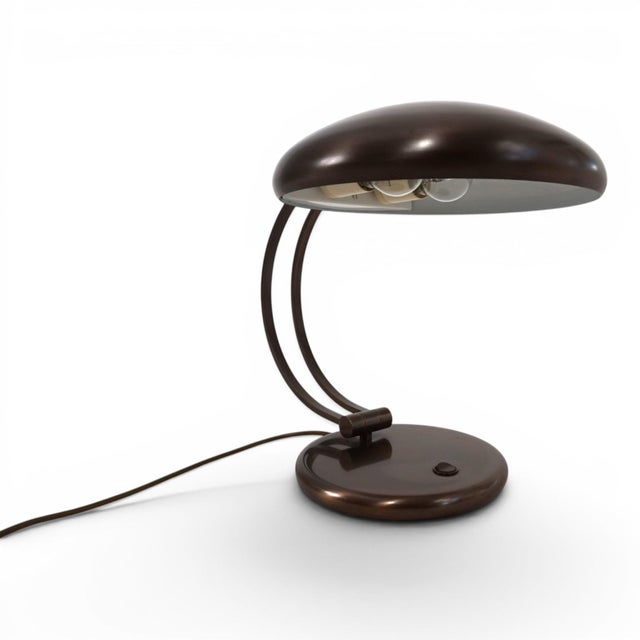 Metal Bronzed Table Lamp by Egon Hillebrand for Hillebrand Lighting, 1960s For Sale - Image 7 of 18