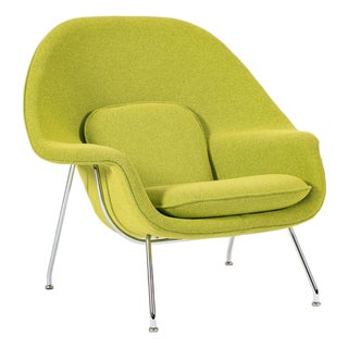 Early Restored Mid Century Green Womb Lounge Chair by Saarinen for Knoll, Multiples/Custom Available For Sale