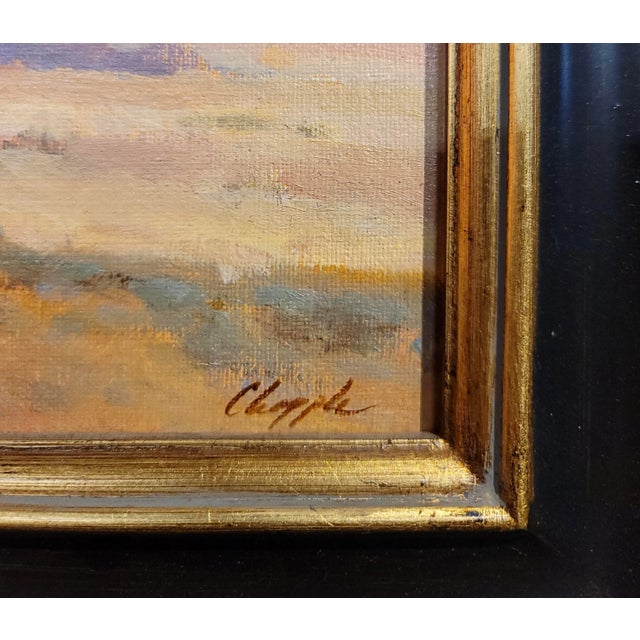 Wood David Chapple -Monument Valley Landscape, Arizona-Impressionist Oil Painting For Sale - Image 7 of 9