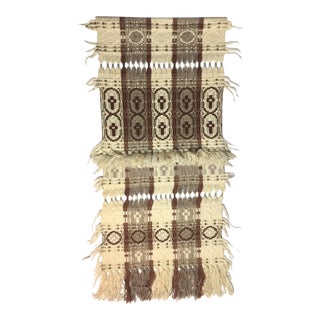 Antique Hand Woven Scandinavian Textile Wall Art For Sale