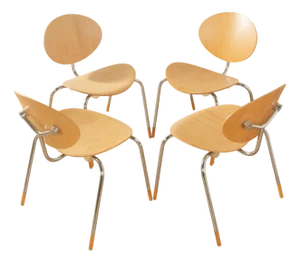 Model Mosquito Dining Chairs by Elmar Flötotto for Flötotto, Set of 4