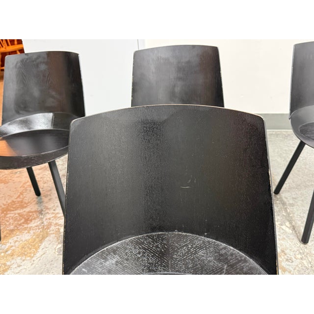 Wood Stefan Diez for E15 Ch04 Houdini Side Chairs, Set of Four For Sale - Image 7 of 12