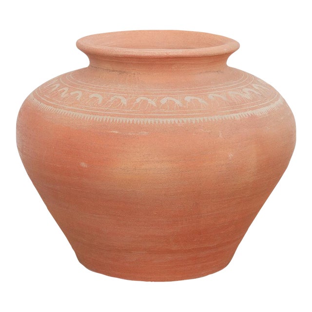 Vintage Thai Terracotta Water Jar For Sale