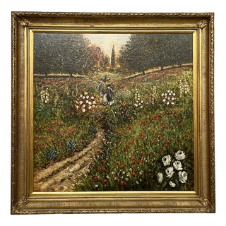 Paolo Turri, Italian Modern Landscape, 1990s, Oil on Canvas For Sale