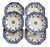 19th Century Ironstone Soup Plates with Rouen Pattern from Longchamp, Set of 6 For Sale