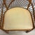 1960s 1970’s Boho-Style Fan Shapes Barrel Hand Woven Rattan and Bamboo Chair For Sale - Image 5 of 7