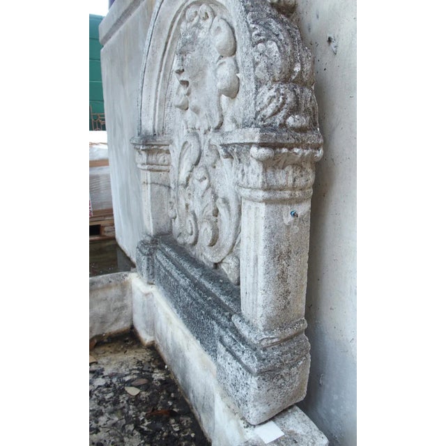 Voisins-Le-Bretonneux Cast Vintage Garden Wall Fountain From France, C. 1970s For Sale - Image 14 of 18