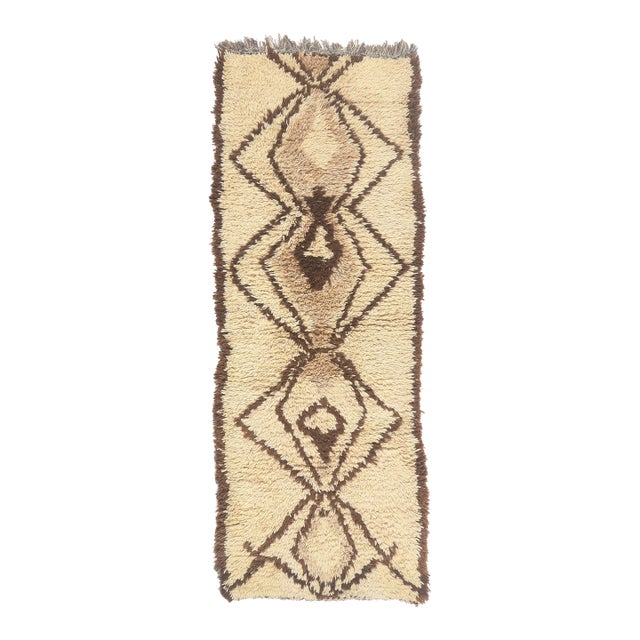 Vintage Azilal Moroccan Rug, 02'09 X 07'03 For Sale